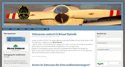 Desktop Screenshot of orlandflyklubb.com